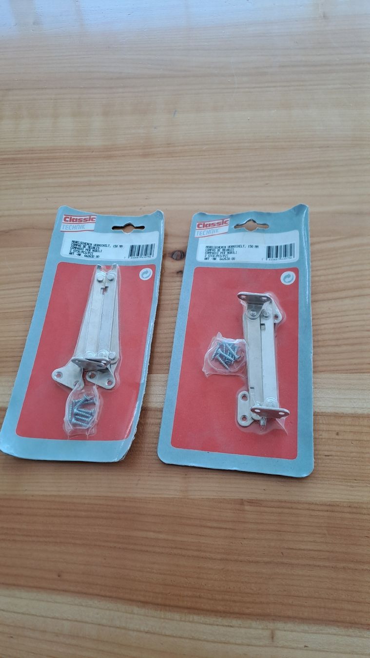 Eisenwaren: Möbelscheren 2x2 Stück – Neu und originalverpackt aus Schattdorf von quota1000