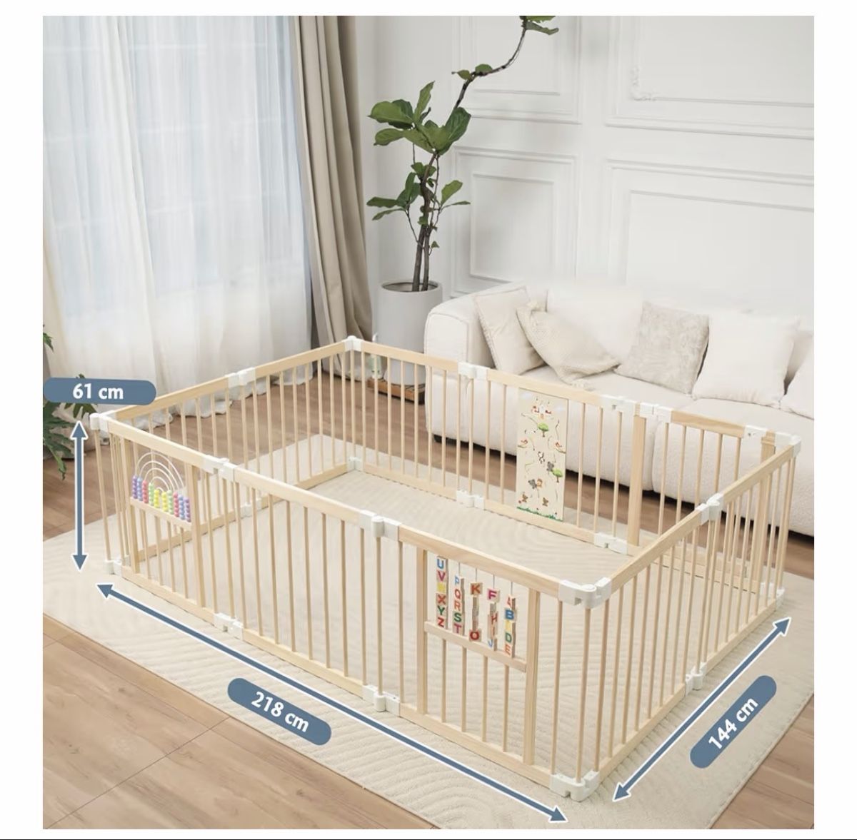 Lauf- & Sicherungsgitter: Laufstall Holz mit Spielzeug – Neu (gemäss Beschreibung) aus Bürglen TG von muh_r2dc 1