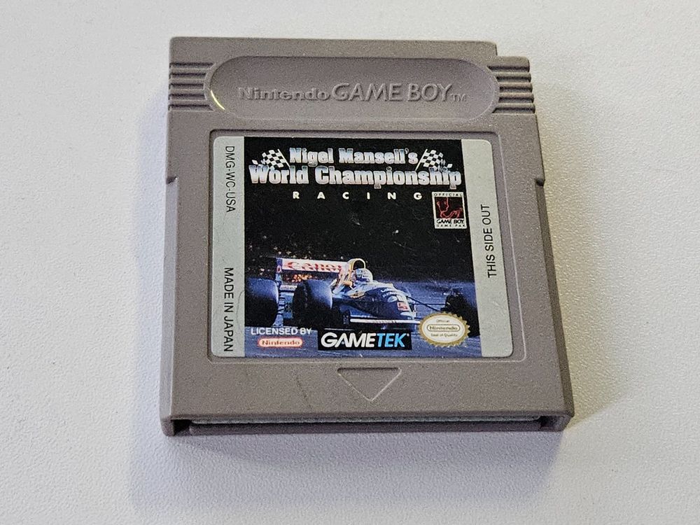 Game Boy Spiel Nigel Mansell's World Championship Racing (D'occasion) à ...
