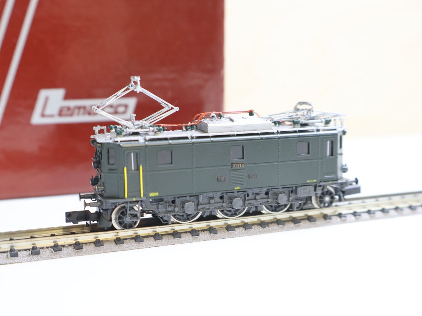 Lemaco Modellini di ferrovie: Lemaco SBB Ae 3/5 E-Lok - Limitiert Messingmodell - Spur N – Usato da Winterthur venduto da Monstera