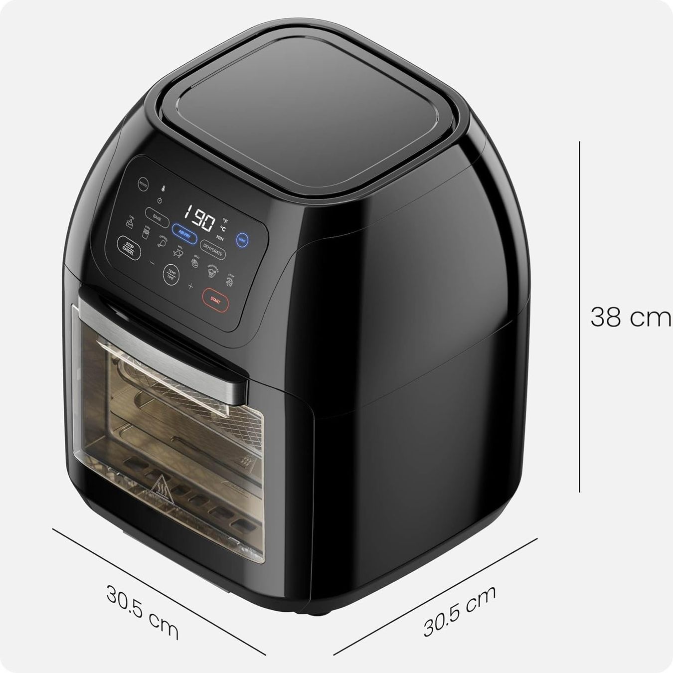 Elettrodomestici da cucina: Heissluftfritteuse Backofen 12 Liter mit Drehspiess – Nuovo e nell'imballaggio originale da St. Gallen venduto da sch_zsz7 1