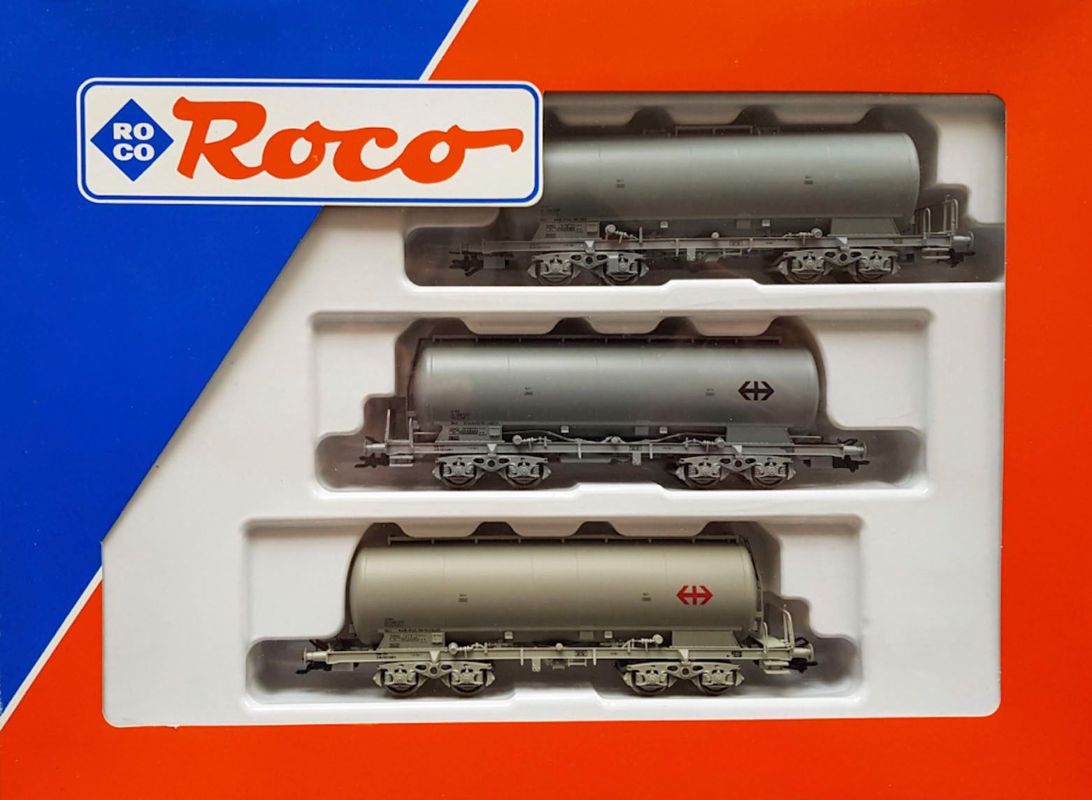 Roco Modellini di ferrovie: Roco 44070 - SBB Uacs Silowagen neutral - Ep. IV – Nuovo e nell'imballaggio originale da Ebikon venduto da Cocorica 1