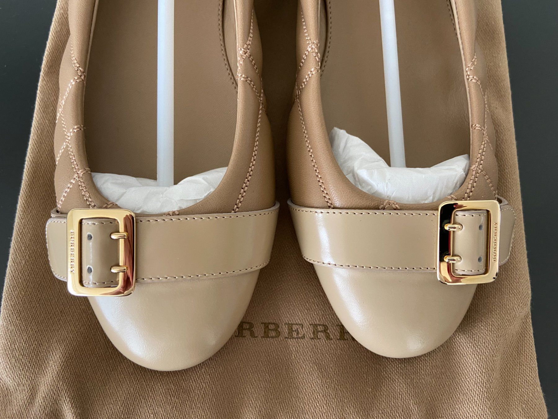 Burberry Scarpe da donna: Burberry Leder Ballerina – Nuovo (secondo la descrizione) da Zürich venduto da Maki8 6