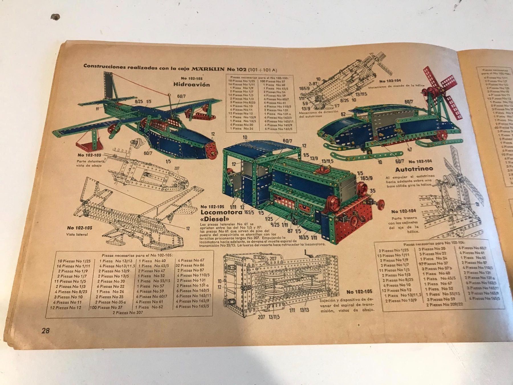 Märklin Dokumente: MÄRKLIN Katalog 50er Jahre auf Spanisch – Gebraucht aus Neunkirch von autoscooter57 6