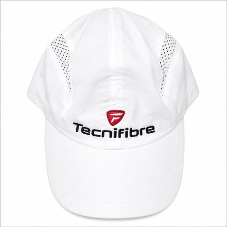 Tecnifibre Sport-Cap in Weiss – leicht & atmungsaktiv