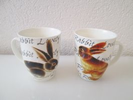 2 TASSEN Porzellan