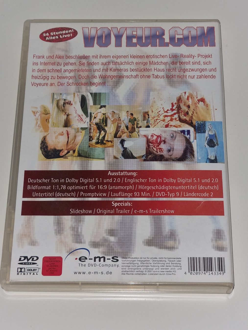 Tutti i DVDs: DVD: voyeur.com – Usato da Ehrendingen venduto da Thomas_2 1