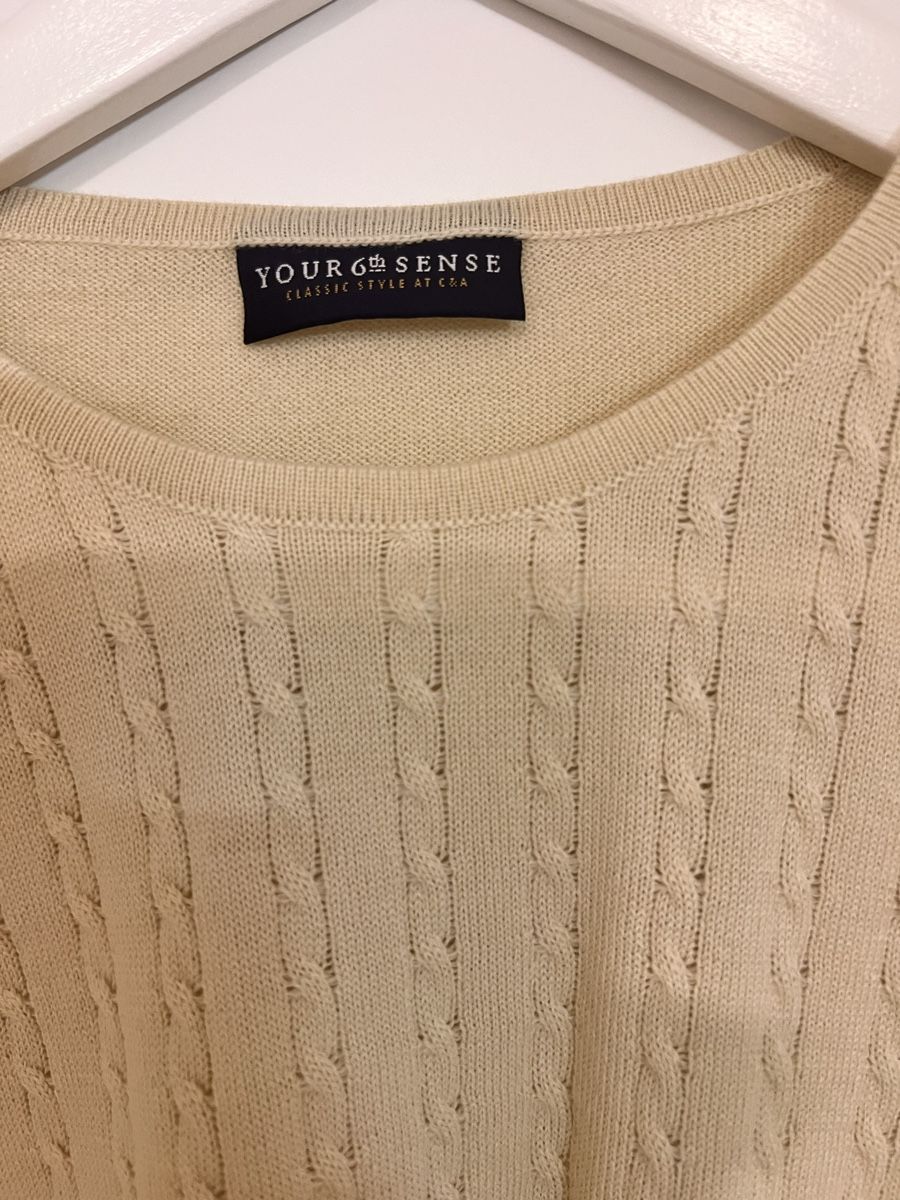 Maglioni & Felpe: Edler Damen Strickpullover & Strickjacke Set, Gr. L, Beige – Usato da Solothurn venduto da Lina042 2