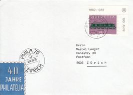 Phila 70 Zürich 40 Jahre Philatelie