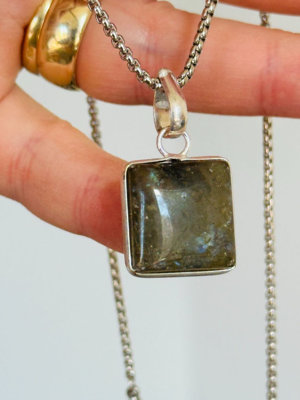 Catenine: Labradorite Gemstone Handmade Jewelry necklace – Nuovo e nell'imballaggio originale da Genève venduto da AGBERG 5