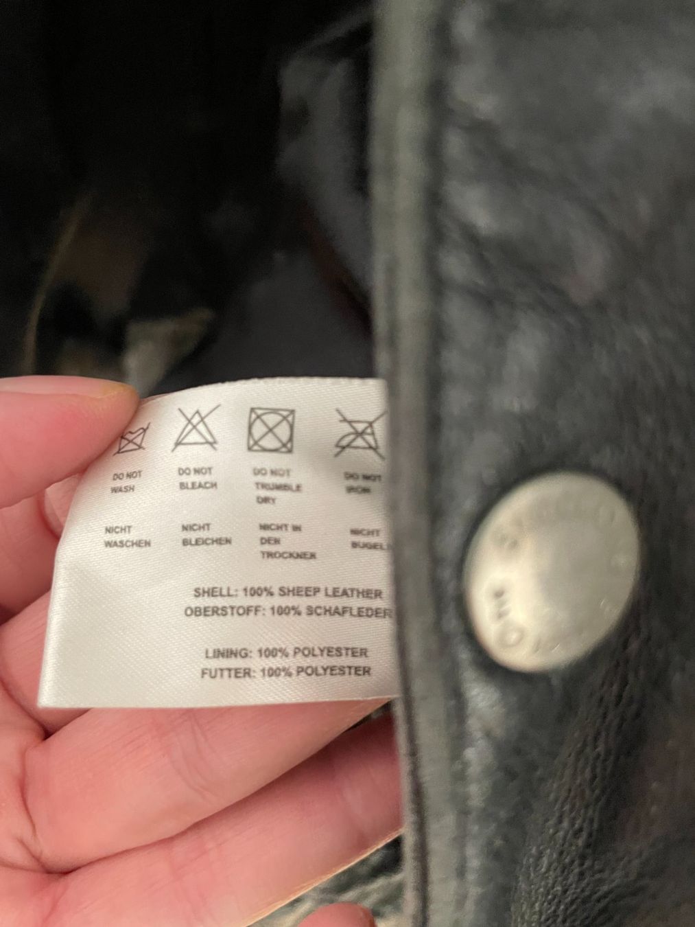 Jacken: Lederjacke schwarz Grösse 38 – Gebraucht aus Bassersdorf von Evilein5374 4
