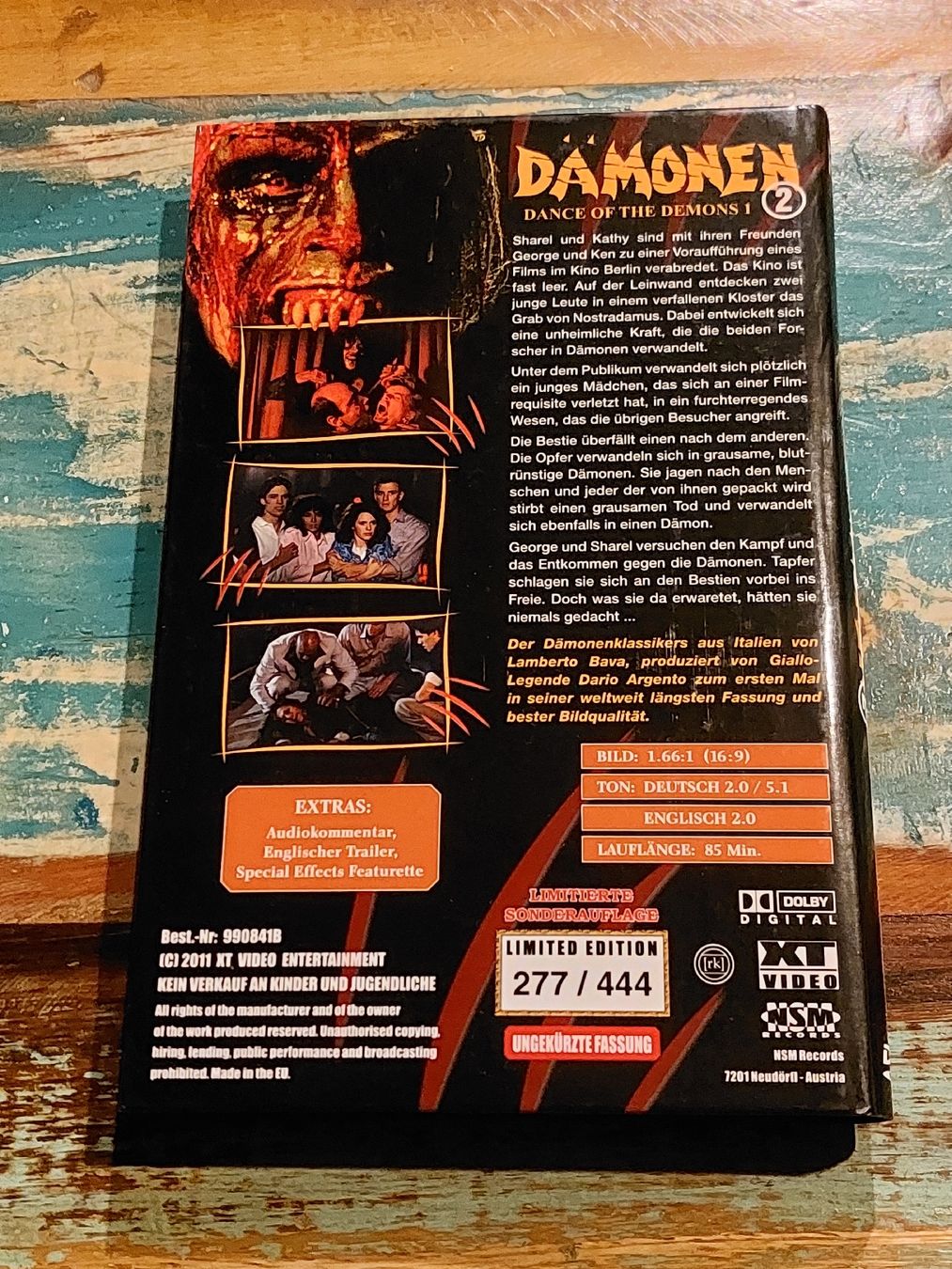 Tutti i DVDs: Dämonen, grosse Hartbox, DVD Horror limitiert – Usato da Winterthur venduto da Belzarek 1