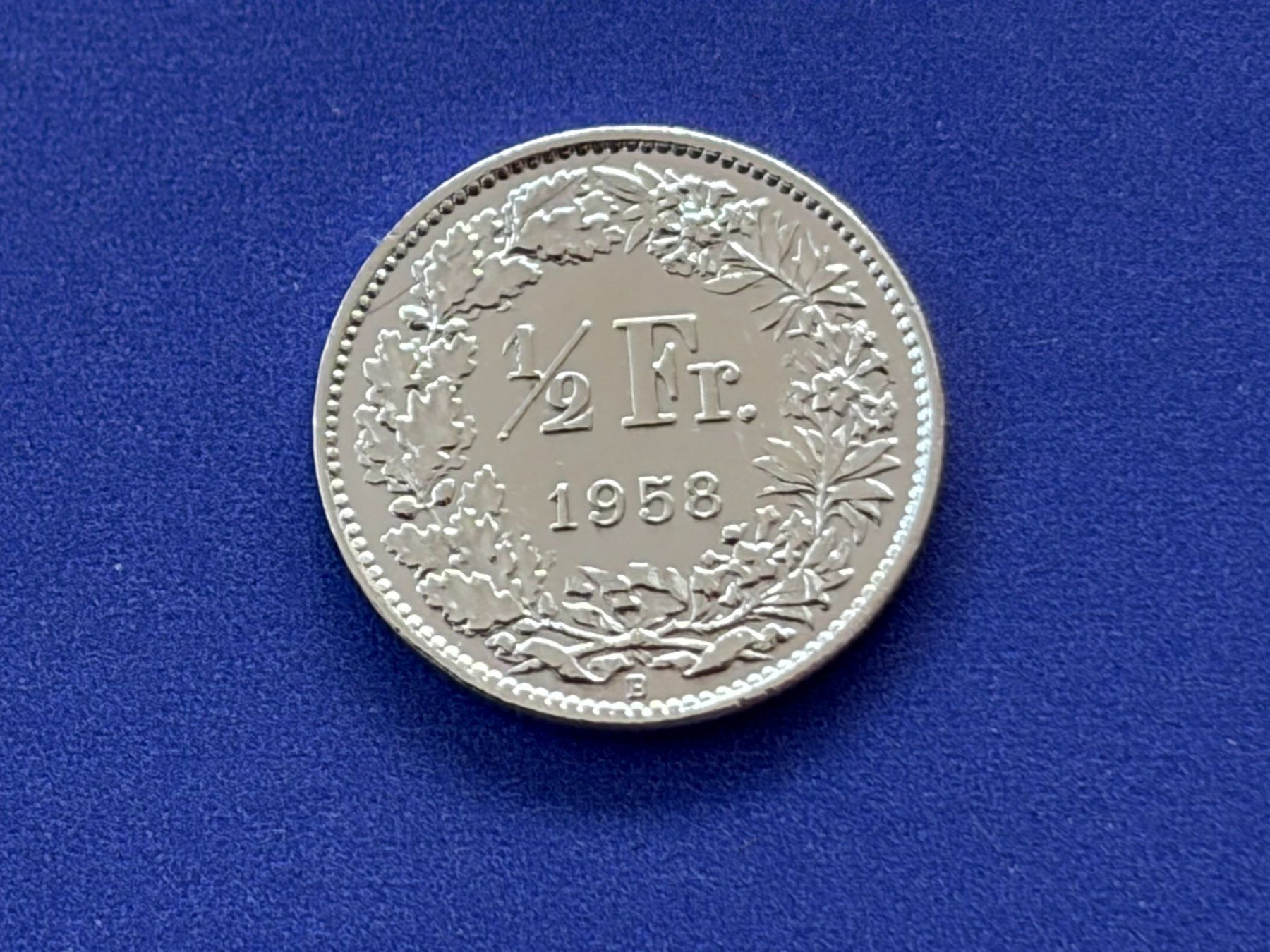 Tutti le monete: 1/2 Fr. 1958 vorzüglich – Usato da Kräiligen venduto da wolle2101