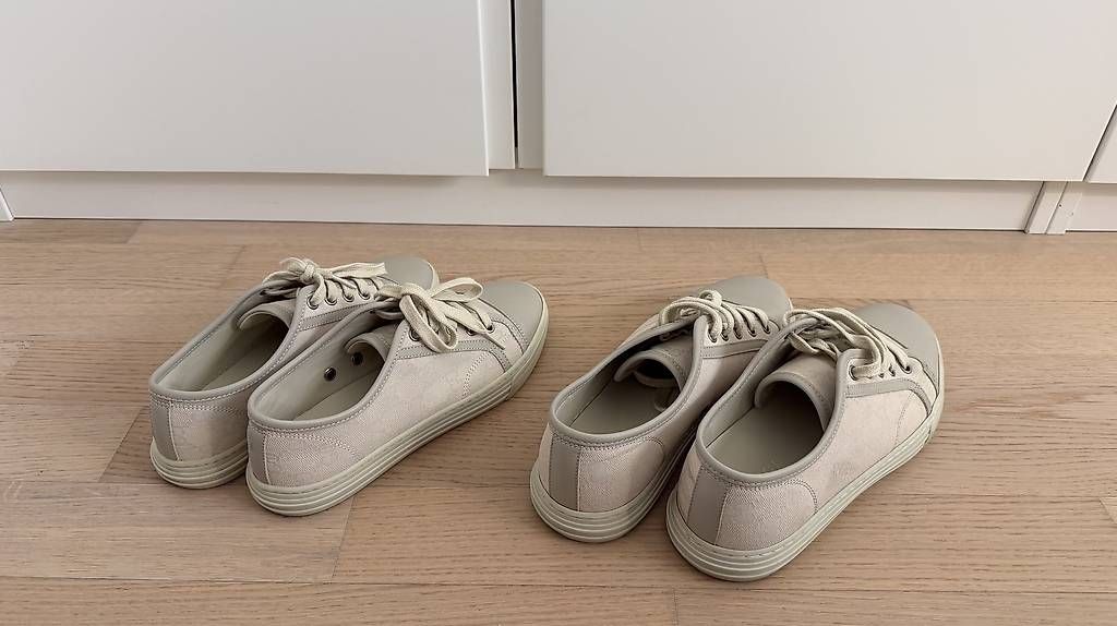 Damenschuhe: Gucci Sneaker GG Low Cotton Washed - White  – Gebraucht aus Wallisellen von ArtonKqiku 2