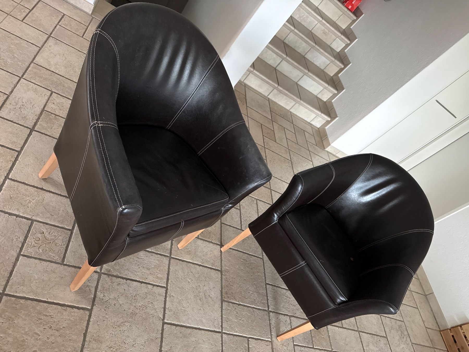 Sessel: Ledersessel – Gebraucht aus Birchwil von Giantomaso 5