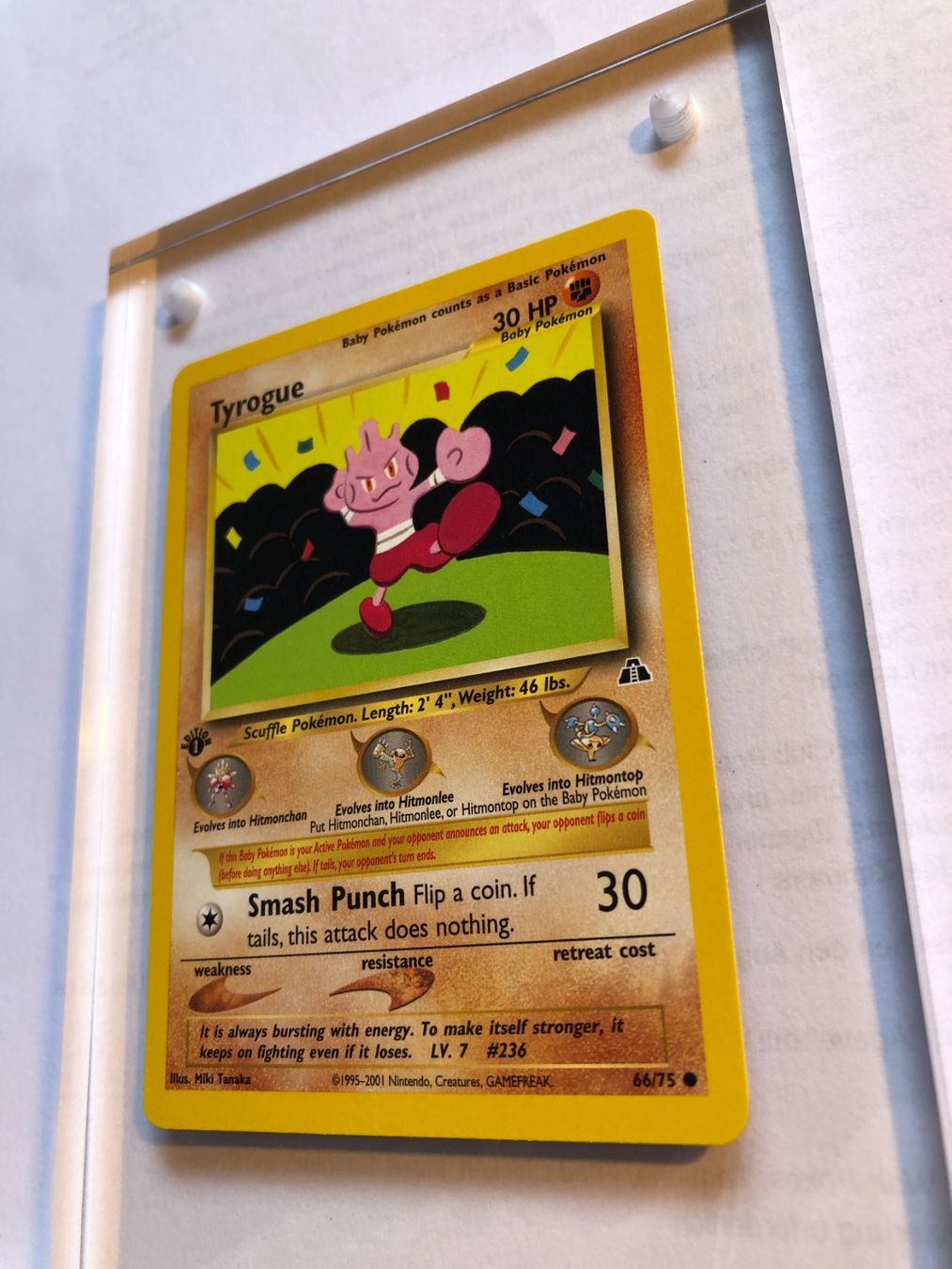 Carte collezionabili: Tyrogue 1st Neo Discovery - MINT - ab 1.- – Usato da Giubiasco venduto da dan_pr8b 2