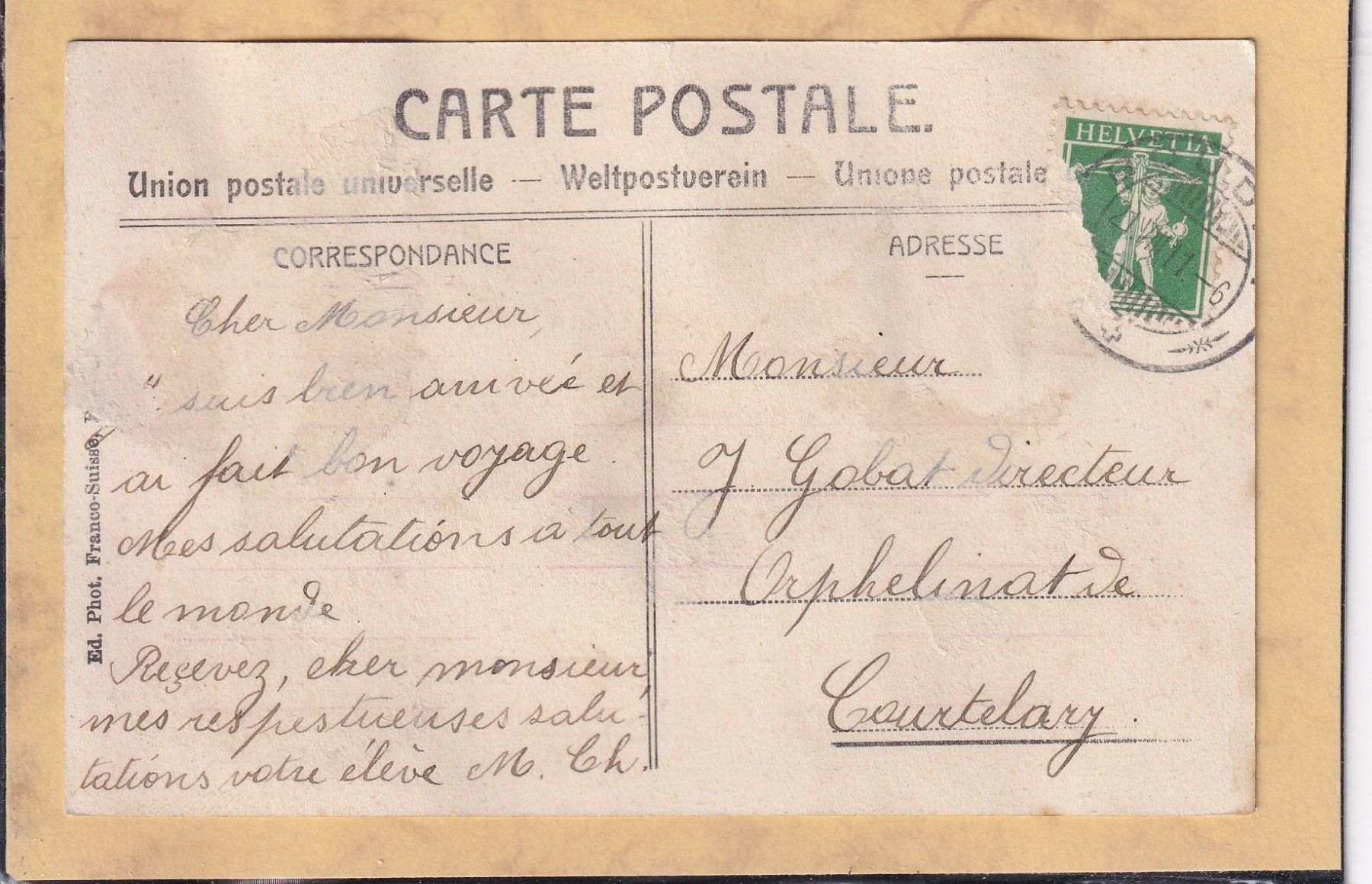 Cartes postales: Valangin - vue générale – D'occasion à Orvin par Pyaeschli 1
