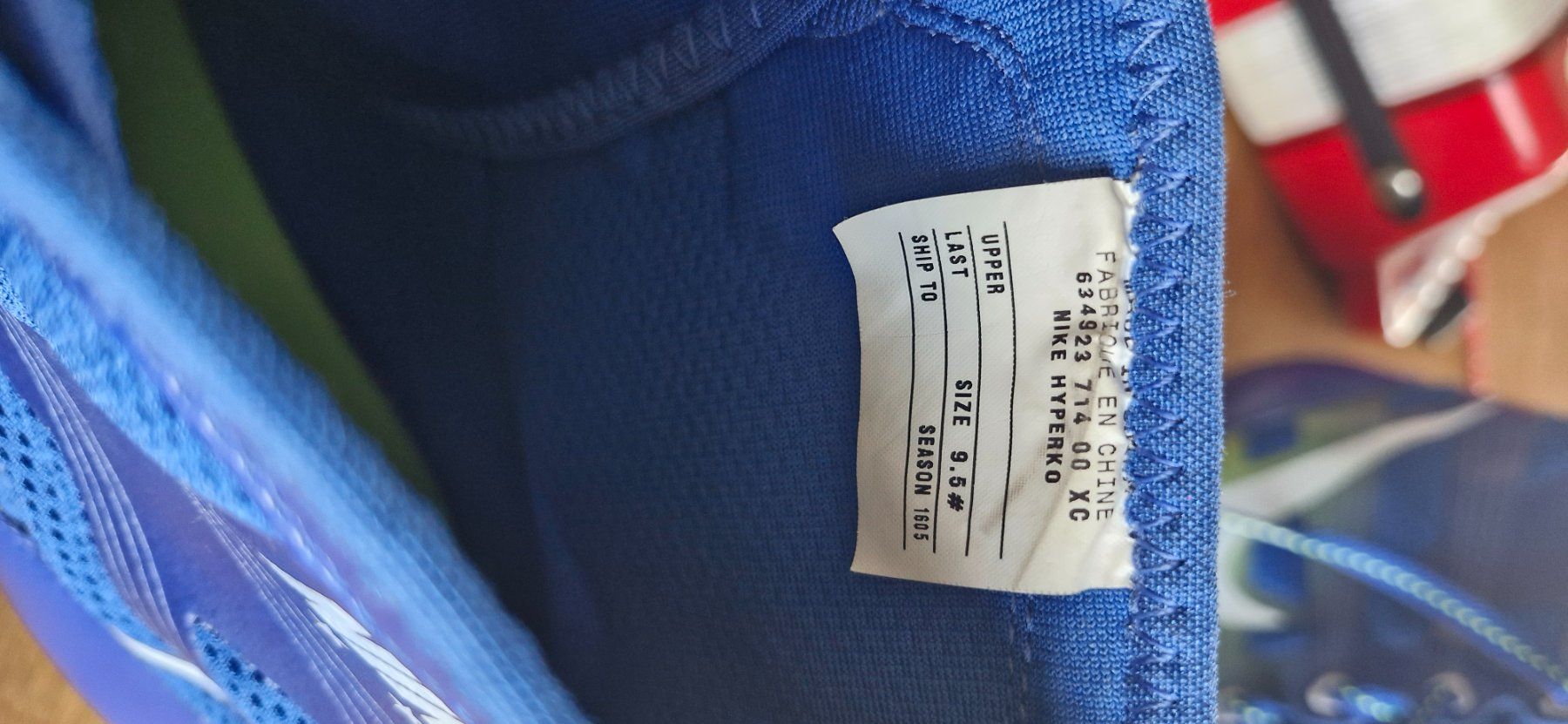 Nike Scarpe da uomo: Nike Hyperko Boxschuhe blau / gelb – Usato da Bern venduto da iiandrinii 3