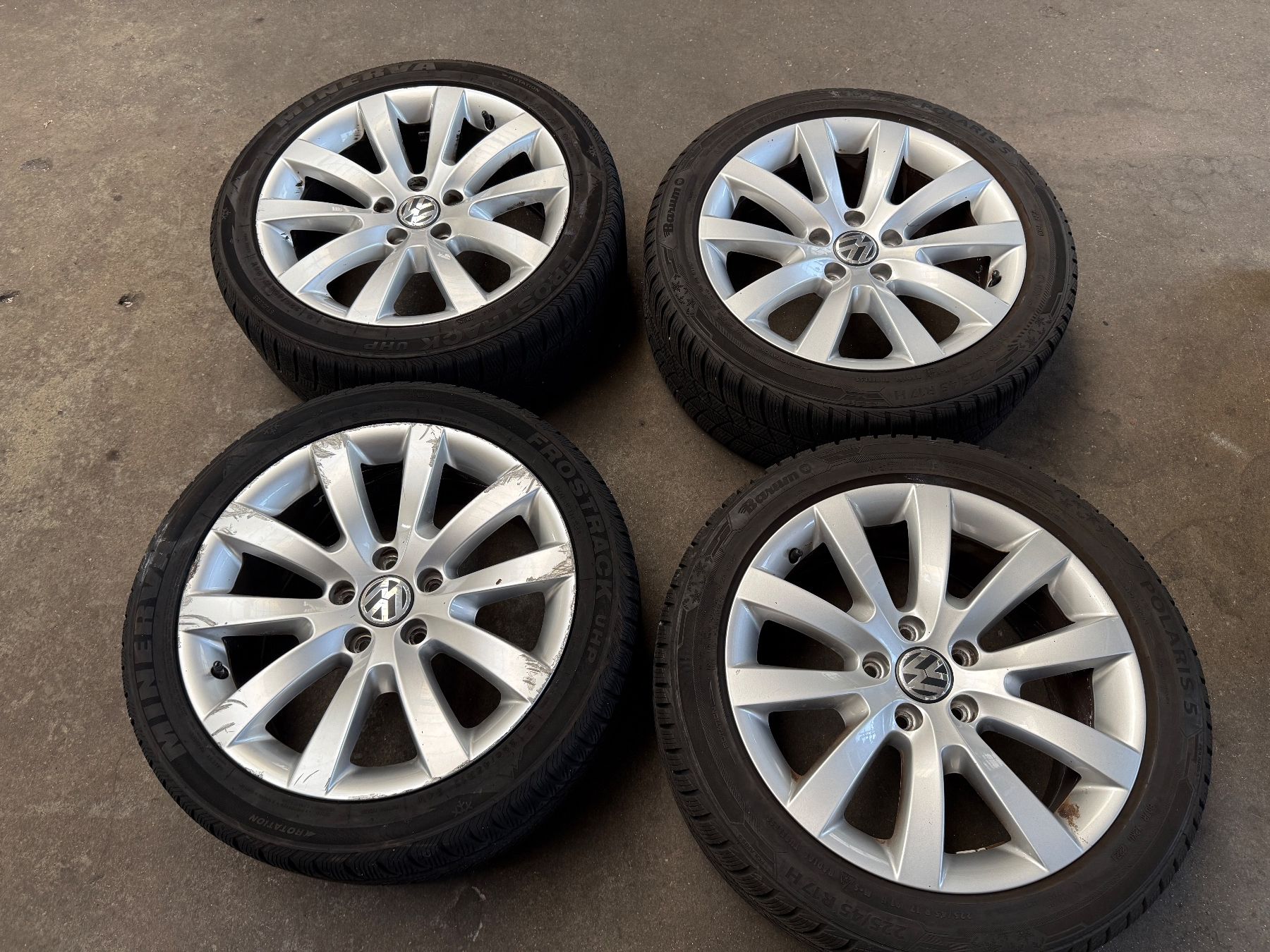 Volkswagen Pneumatici & Ruote complete: VW Passat,Scirocco 225/45R17 – Usato da Oftringen venduto da Leonsara