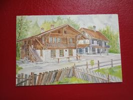 Ballenberg Faltkarte Töpferei Unterseen Schmiede Bümplitz