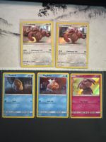 5 carte, détective pikachu, EN, Exc