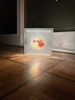 Lampada da tavolo artistica in vetro