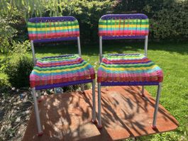 2 petites chaises enfants
