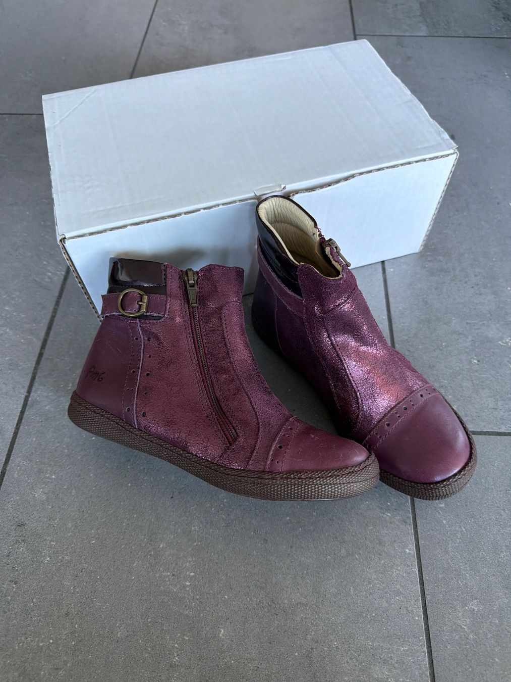 Primigi Chaussures filles: Neue Primigi Leder-Stiefelte – Neuf avec emballage d'origine à Steffisburg par elle013 1