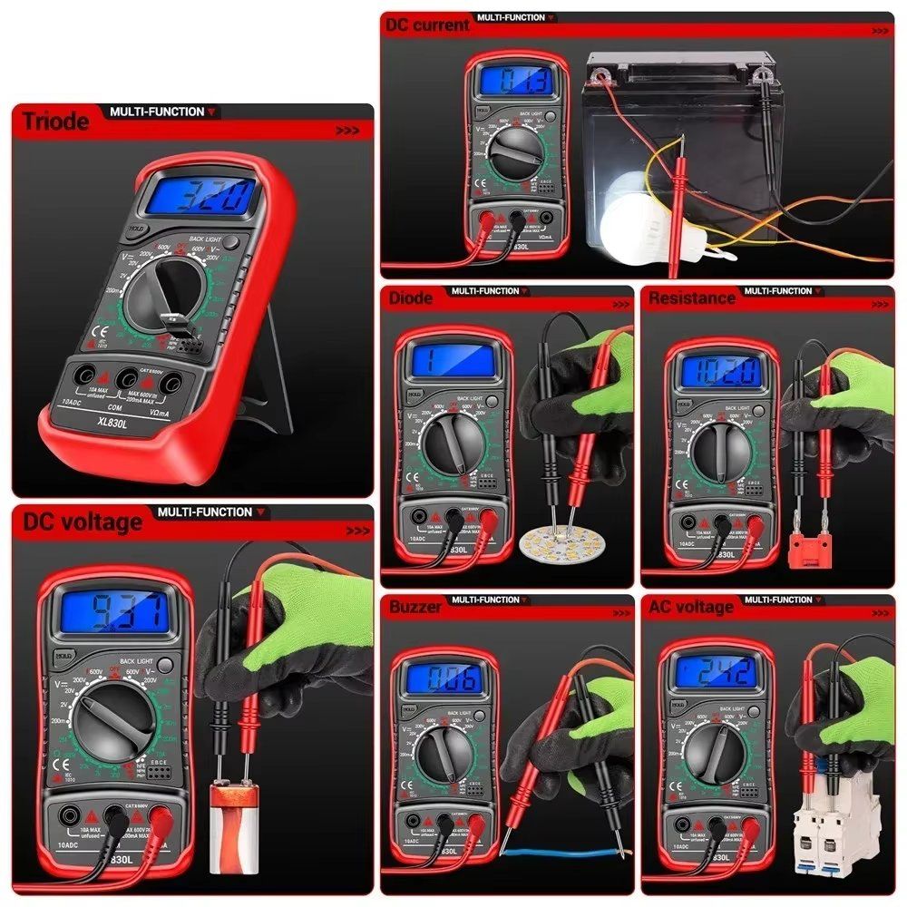 Misurare: Digital-Multimeter LCD Amperemeter – Nuovo e nell'imballaggio originale da Uerkheim venduto da Kaufoption 4