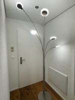 Bogenlampe fünfarmig Metall silber gebraucht
