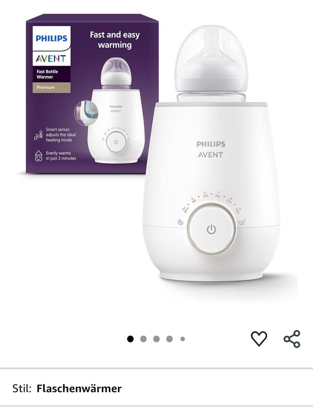 Avent Pasti del neonato: Philips Avent Flaschenwärmer SCF358/00 – Usato da La Neuveville venduto da Vestiaire_2011