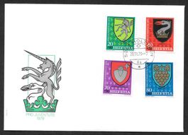 R-FDC Pro Juventute Serie 1979 ET Holziken 28.11.1979
