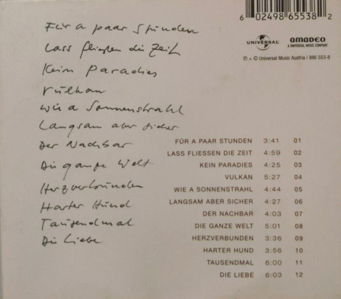 CD: STS - Herzverbunden – Usato da Brunnen venduto da Barfly5 1