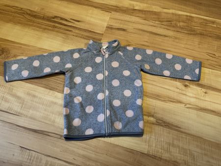 Fleece Jacke, 86, Mädchen, H&M, grau/rosa