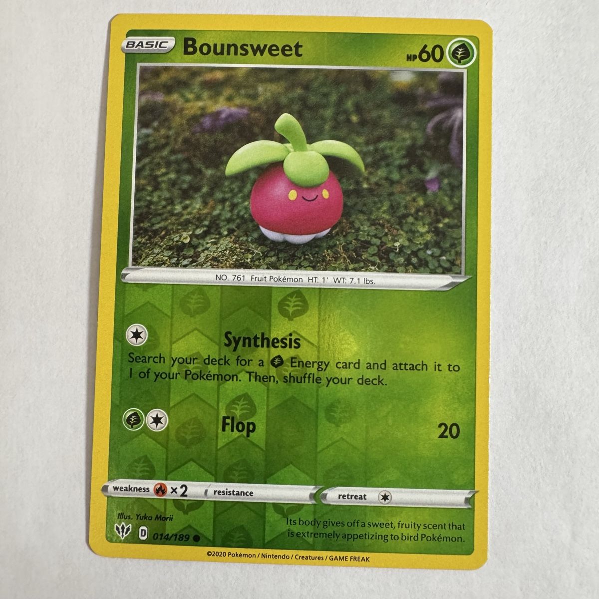 Pokémon Sammelbilder & Trading cards: Pokémon Bounsweet - 14 / 189 - ENG – Neu (gemäss Beschreibung) aus Staad SG von miaCards