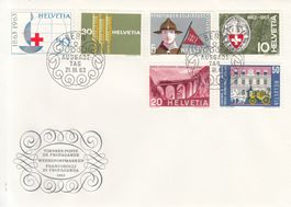 SBK 395 - 400 FDC