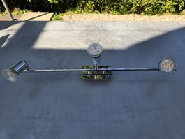 Deckenlampe 3 Spots Chrom Metall gebraucht