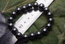 Hämatit     12mm   Kugel Armband   –Lot Adlun-
