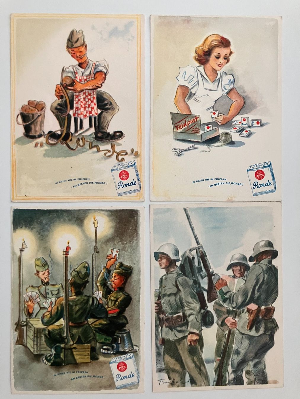 Cartoline postali: 1939-1945, 9 vers. Karten – Usato da Würenlos venduto da Eulenpostuhu 1