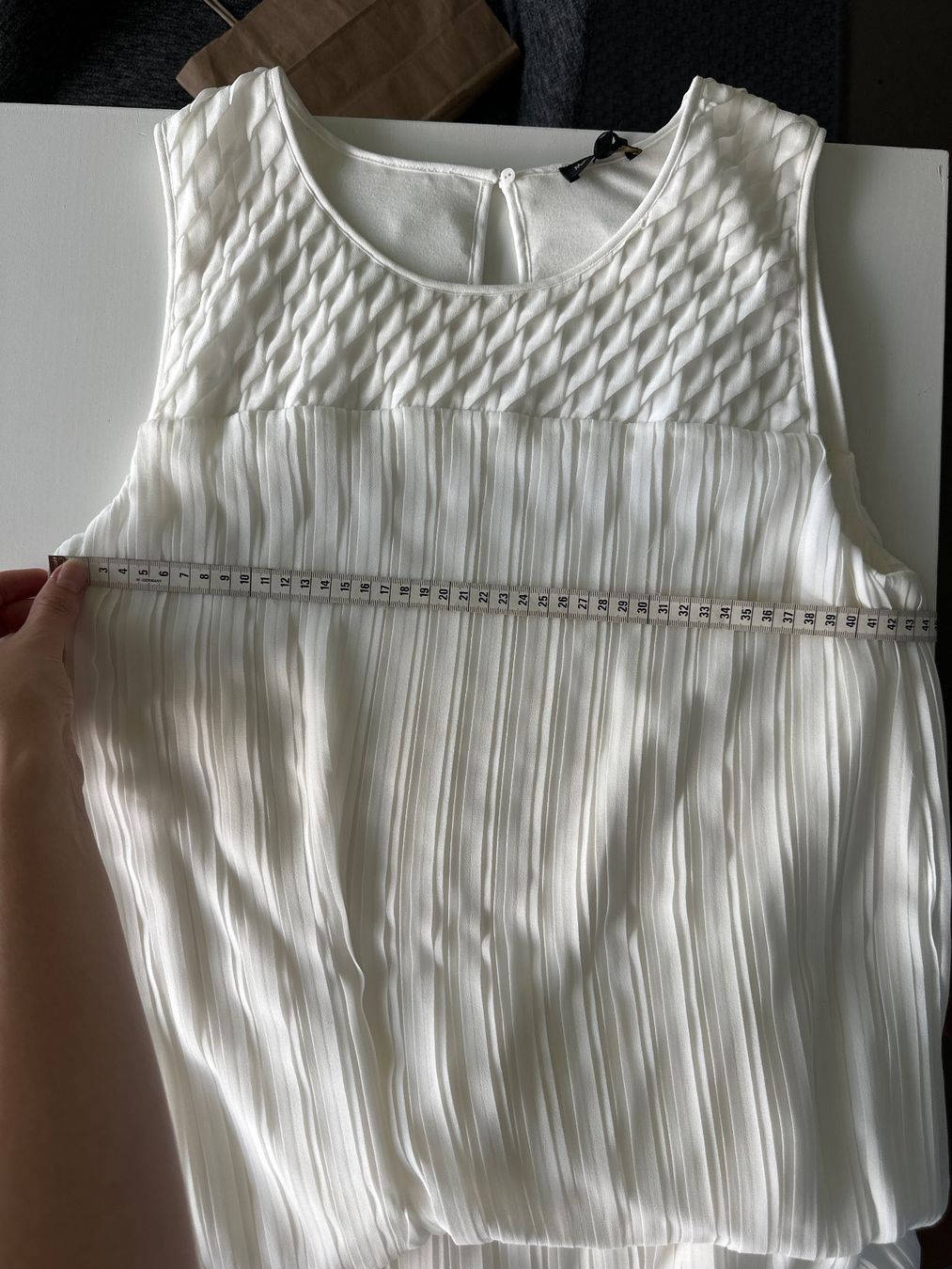 Massimo Dutti Robes: Kleid weiss Massimo Dutti Grösse L neuwertig – Neuf (Voir description) à Zug par a.marryl 5