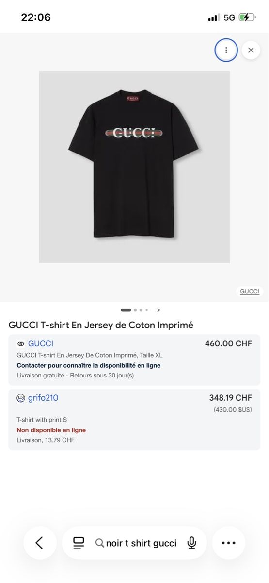 Gucci Pullover & Sweatshirts: Tishert Gucci  – Neu (gemäss Beschreibung) aus Courgenay von wal_99ll