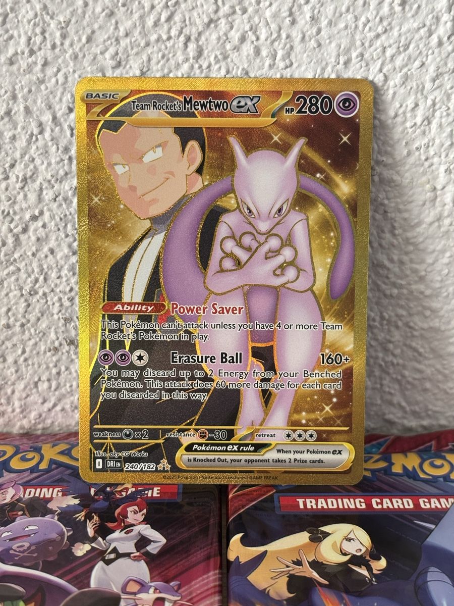 Pokémon Carte collezionabili: Team Rocket's Mewtwo ex (240/182) Hyper Rare – Nuovo (secondo la descrizione) da Ehrendingen venduto da lea_6gnb