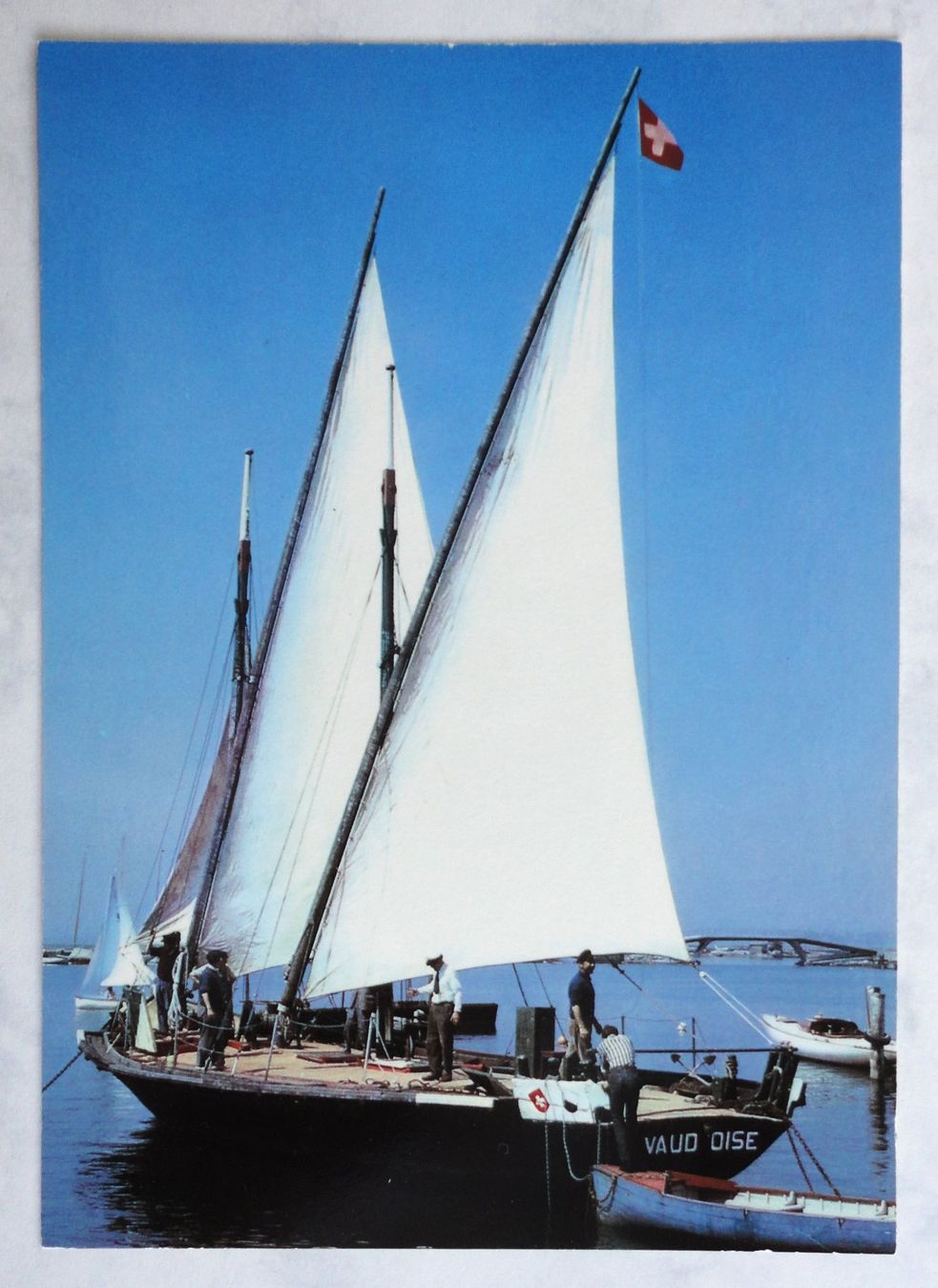 Cartoline postali: Barque La Vaudoise, Lac Léman – Usato da Fétigny venduto da Billy2miny