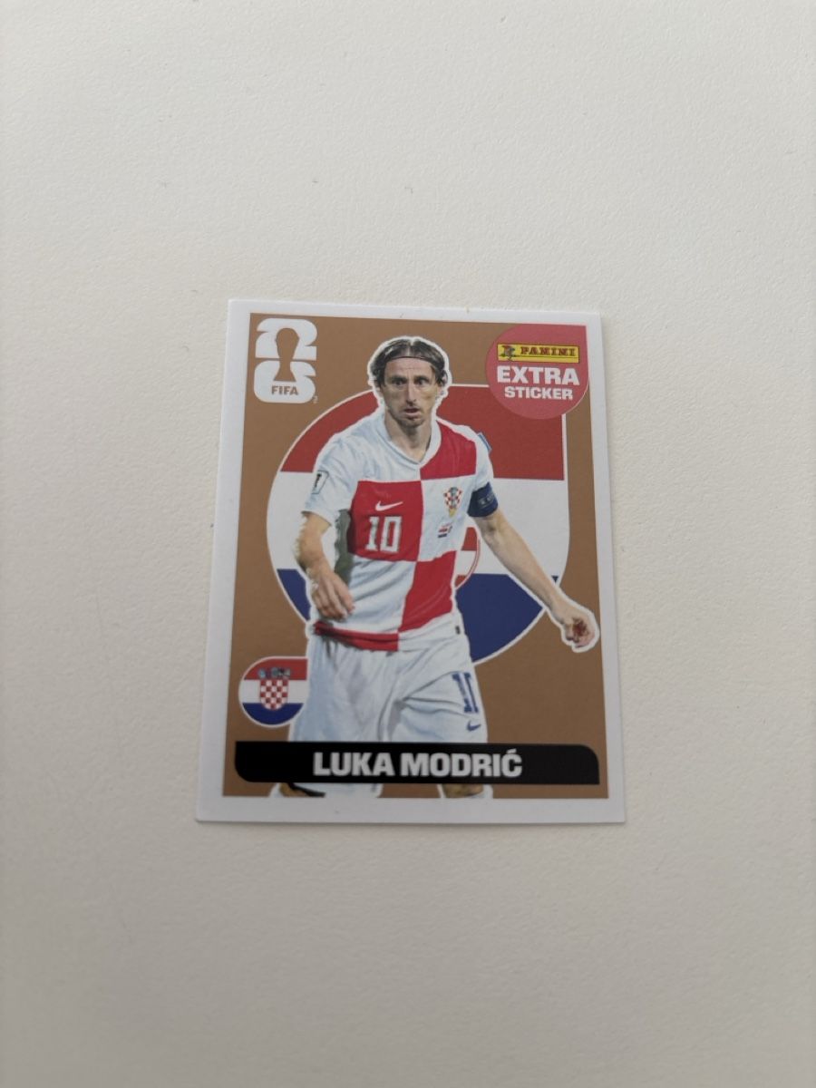 Panini Carte collezionabili: Panini Extra Sticker Luka Modric Bronze + 2 Wappen Eng & Arg – Nuovo e nell'imballaggio originale da Baar venduto da ler_6z8g 5