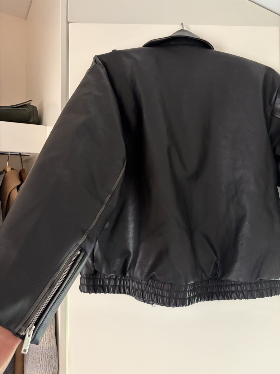 Na-kd Giacche: Bomberjacke aus Kunstleder, Grösse 38  – Nuovo (secondo la descrizione) da Sirnach venduto da Namdidam 1