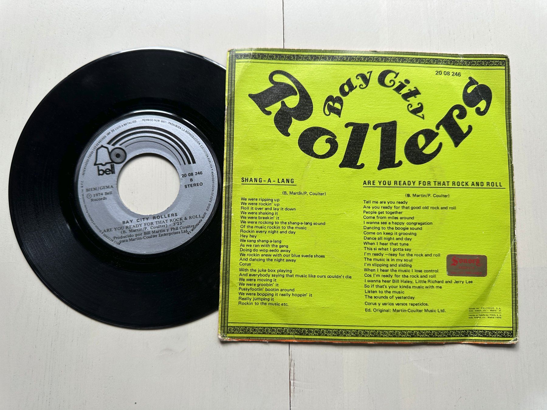 Dischi in vinile: BAY CITY ROLLERS rare Single Kult 70's Spanien diff Shang a – Usato da Basel venduto da Partridge 1