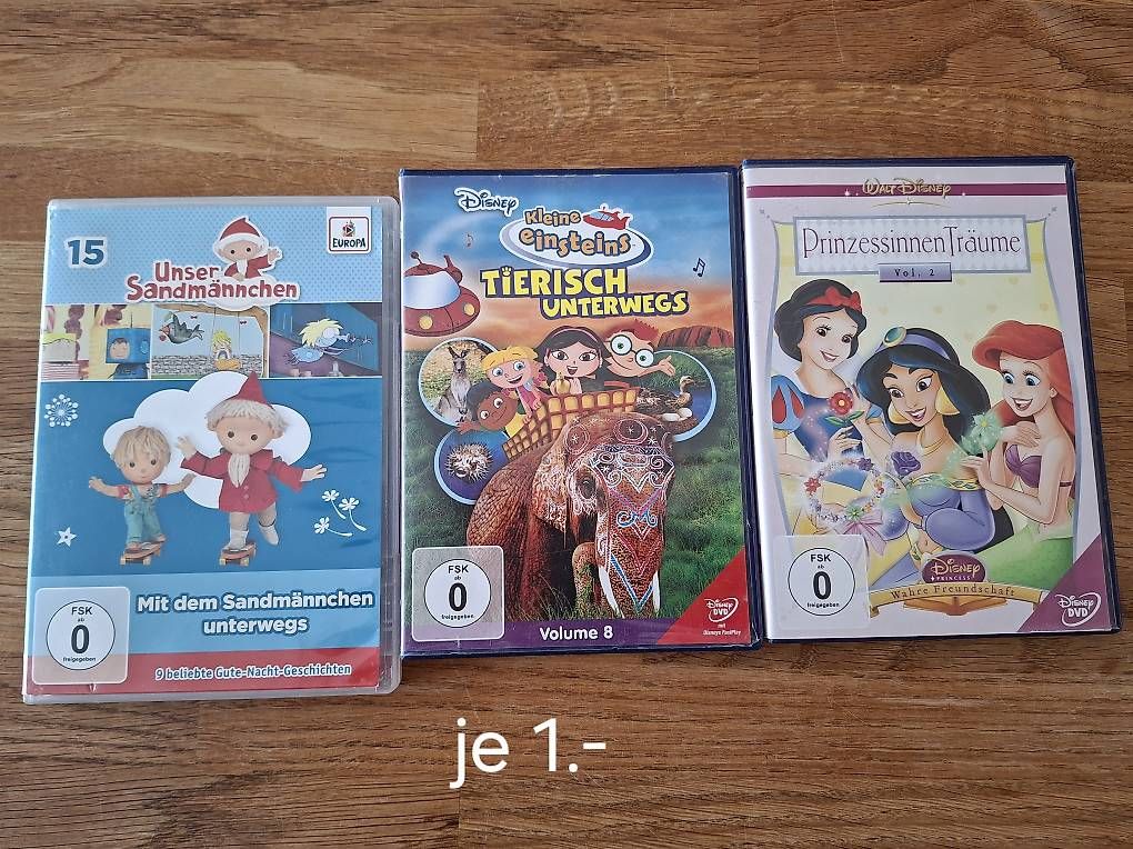 Tous les DVDs: Kinder DVDs je 1.- – D'occasion à Büttikon AG par Swisslady_1