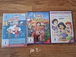 Kinder DVDs je 1.-