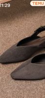 Damen Schuhe Slingpumps Dunkelbraun Grösse 43