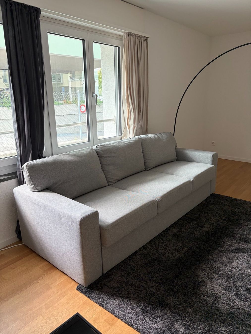 Ikea Divani: IKEA BÅRSLÖV Bettsofa / Sofa bed, beige-grau – Usato da Zürich venduto da div_s98n 1